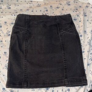 Children’s Black Denim Skirt